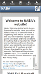 Mobile Screenshot of northaurorabaseball.com